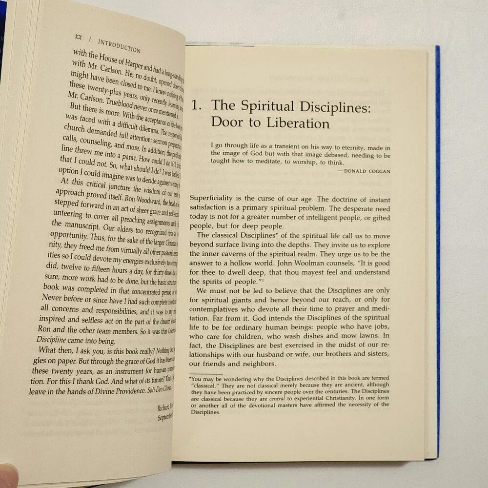 Celebration of Discipline: The Path to Spiritual Growth by Richard J Foster